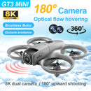 2025 GT3 RC Drone 8K 5G profesional HD fotografía aérea evitación de obstáculos Control remoto avión Cámara Dual Quadcopter juguete