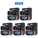 Auriculares inalámbricos Bluetooth Thinkplus originales, auriculares con reducción de ruido ANC, micrófono HD, auriculares para gamers, control de pantalla táctil LED