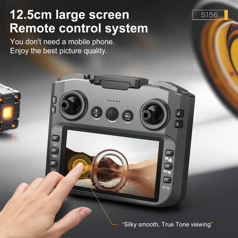 NOVO Drone RC S156 2.4G 5G WIFI Profissional 8K Fotografia Aérea Controle Remoto Aeronave HD Câmera Dupla