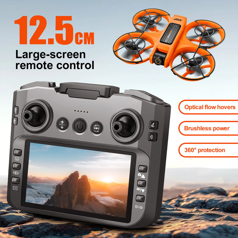 NOVO Drone RC S156 2.4G 5G WIFI Profissional 8K Fotografia Aérea Controle Remoto Aeronave HD Câmera Dupla
