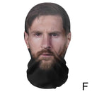 Creative 3D Printed Kanye Mask Elastic Mesh Full Face Mask Cosplay Headwear Novelty Supplies Party Cosplay Props For Men Women