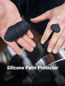 2 uds empuñaduras de levantamiento de pesas guantes de entrenamiento protección de manos Flexible para hombres mujeres gimnasio sin dedos Pull Up culturismo gimnasia