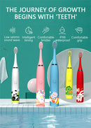 Children Sonic Electric Toothbrush Cartoon Kids With Replace The Toothbrush Head Ultrasonic Electric Toothbrush Sonic Brush Head