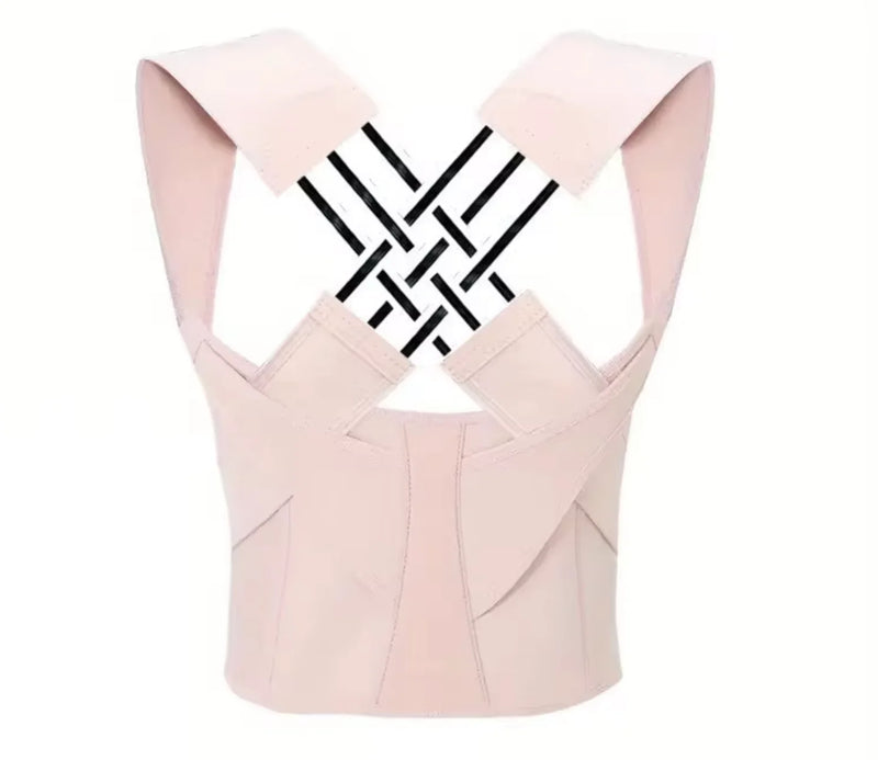 Corrector de postura con tirantes para espalda para mujeres y hombres, soporte Lumbar para espalda, soporte de postura de hombro para mejorar la postura y aliviar el dolor de espalda