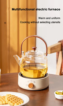 110V Electric Mini Coffee Heater Milk Tea Mocha Heating Stove Hot Plate Multifunctional Cooking Pot Oven Small Furnace Cooker
