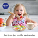 Juego de alimentación de bebé con nombre personalizado, plato de silicona para niños, tazón, taza de paja, vajilla personalizada para niños, suministros para bebés, regalo para recién nacidos