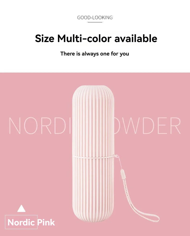 Pasta de dientes portátil, funda protectora para cepillo de dientes, caja de almacenamiento para viaje y Camping, protege la pasta de dientes de la suciedad y los daños