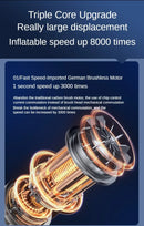 EAFC-bomba de aire inalámbrica para coche, compresor de aire portátil para coche, motocicleta, bicicleta, Inflador de neumáticos eléctrico con pantalla Digital LCD