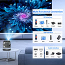 HY320 Mini Portable Projector 4K 1080P Native 1280*720P Android11 WIFI6 BT5.0 Auto Keystone Cinema Data show Beam Projector HDMI