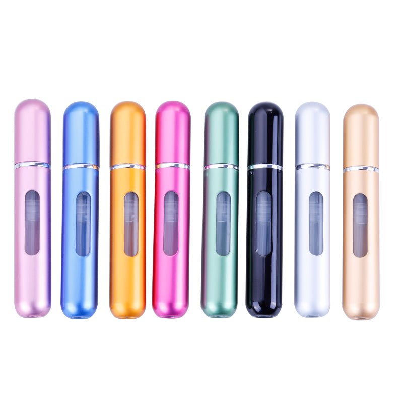 Perfume Bottle Portable Refillable Perfume Bottle with Spray Cosmetic Containers Atomizer for Travel Random Color Wholesale