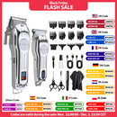 Sejoy Professional Combo Kits Hair Clipper Electric Hair Trimmer Set For Men Rechargeable Cordless Haircut Machine for Barber