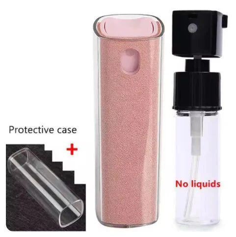 ✨ 2-in-1 Microfiber Screen Cleaner & Spray Bottle