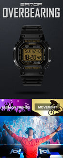 Fashino Sanda-Digital watch for men, resistant bracelet men's accessory 