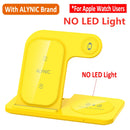 Cargador inalámbrico 3 en 1 para iPhone 15 14 13 12 Samsung S23 S22 Galaxy Watc