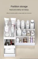 Plastic Drawer Makeup Storage Box Dormitory Finishing Shelf Cosmetics Skin Care Dressing Table Desktop Stationery Box