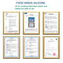 Juego de alimentación de bebé con nombre personalizado, plato de silicona para niños, tazón, taza de paja, vajilla personalizada para niños, suministros para bebés, regalo para recién nacidos