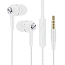 3.5mm Wired Headphones In Ear Headset Wired Earphones with Microphone Bass HiFi Stereo Earbuds Sports In-line Control For Phones