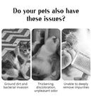 Peine de vapor para perros, cepillo de masaje para mascotas, carga USB, cabeza redonda segura, pulverizador de dientes suaves, peine de depilación Universal para gatos y perros