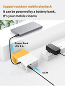 Mini Portable YG300 LED Outdoor Mini HD 1080P Mobile Projector Children's Projector Ultra-clear Mini Portable Projector