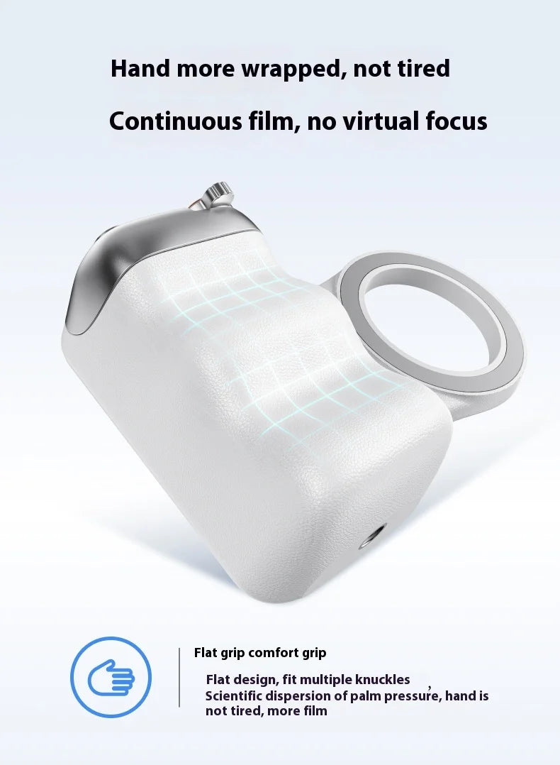 TELESIN-empuñadura magnética para cámara de teléfono, mango remoto con obturador Bluetooth para iPhone 16 15 14 HUAWEI VIVO Vlog Selfie