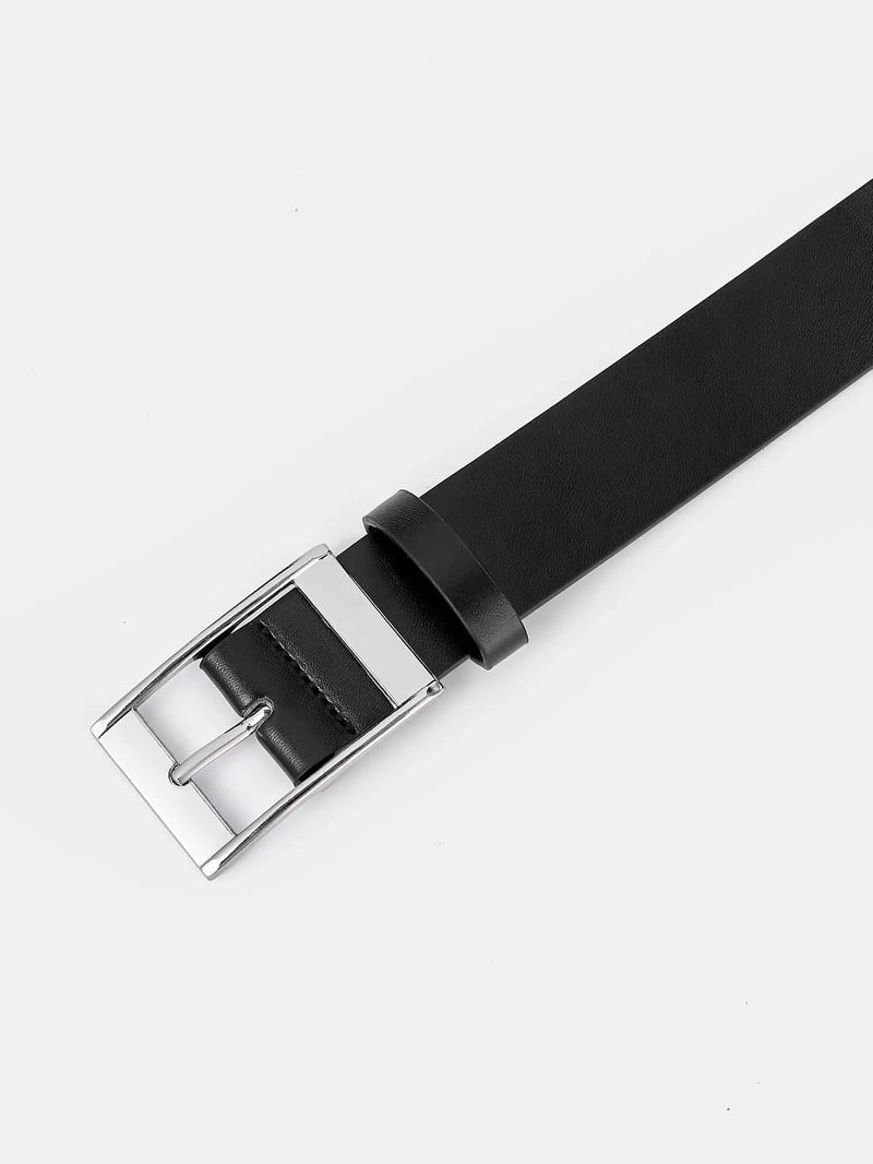 Men's Pin Buckle Faux Leather Belt Fashion Casual Business Belt