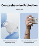 TELESIN-empuñadura magnética para cámara de teléfono, soporte para teléfono, ayuda de disparo, mango de Control remoto para Iphone, HUAWEI, SAMSUNG