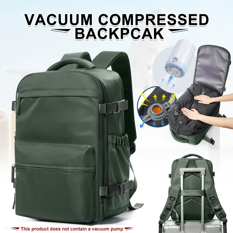 Vacuum Compression Travel Backpack