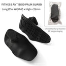 Guantes de gimnasio fortalecedores de agarre empuñaduras de palma de silicona cruciformes agarre de palma protección de manos para gimnasia ejercicio de levantamiento de pesas