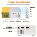 LED Home Theater Projector Small portable outdoor projector 300 lumens Home Theater Outdoor camping office meeting